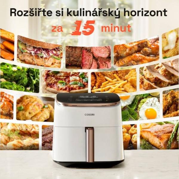 Cosori TurboBlaze Pro horkovzdušná fritéza 6.2l, bílá5
