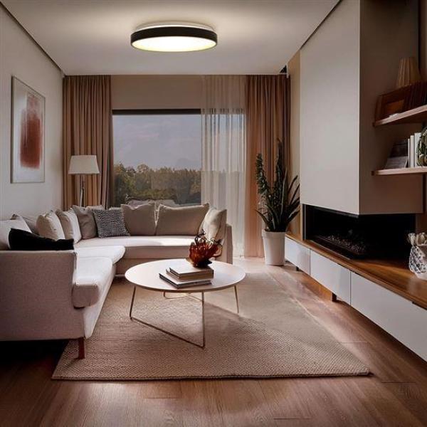 Solight LED osvětlení s dálkovým ovladačem Cala,  48W,  3360lm,  38cm,  změna chromatičnosti,  stmívatelné6