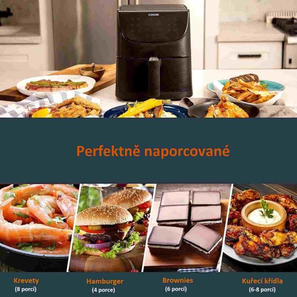 BAZAR - Cosori CP158-AF PREMIUM – horkovzdušná digitální fritéza,  černá - Poškozený obal (Komplet)3