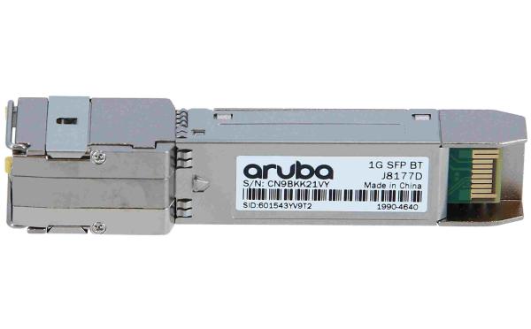 HPE Aruba Networking 1G SFP RJ45 T 100m Cat5e Transceiver
