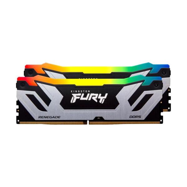 Kingston FURY Renegade/ CUDIMM DDR5/ 48GB/ 8400MHz/ CL40/ 2x24GB/ RGB/ Black/ Silv