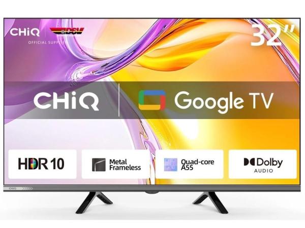 CHiQ L32M9E TV 32",  HD,  smart,  Google TV,  Dolby Audio,  dbx-tv,  HDR 10