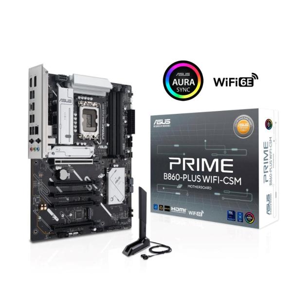 ASUS MB Sc LGA1851 PRIME B860-PLUS WIFI,  Intel B860,  4xDDR5,  1xDP,  1xHDMI,  WiFi,  ATX