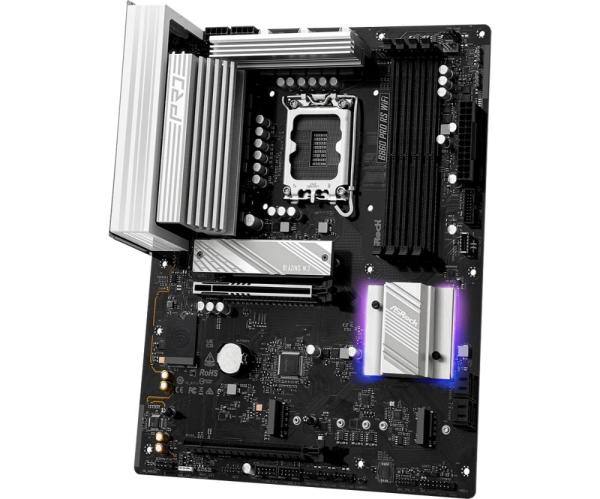 ASRock MB Sc LGA1851 B860 Pro RS WiFi,  Intel B860,  4xDDR5,  1xDP,  1xHDMI,  WiFi,  ATX3