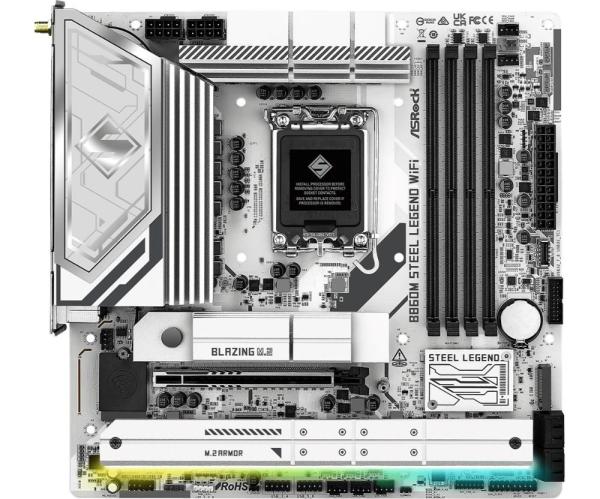 ASRock MB Sc LGA1851 B860M Steel Legend WiFi,  Intel B860,  4xDDR5,  1xThunderbolt,  1xDP,  1xHDMI,  WiFi,  mATX1