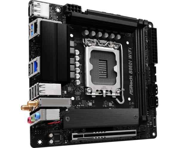 ASRock MB Sc LGA1851 B860I WiFi,  Intel B860,  2xDDR5,  1xDP,  1xHDMI,  WiFi,  Mini-ITX2