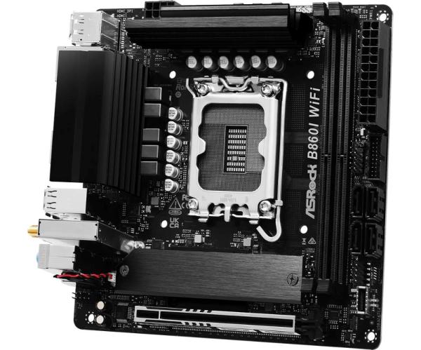 ASRock MB Sc LGA1851 B860I WiFi,  Intel B860,  2xDDR5,  1xDP,  1xHDMI,  WiFi,  Mini-ITX3