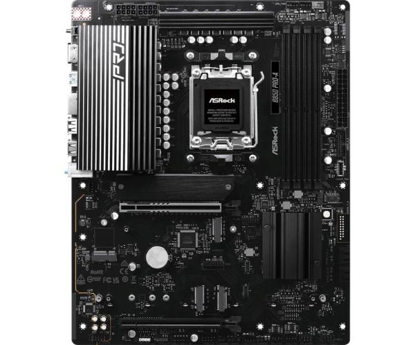ASRock MB Sc AM5 B850 Pro-A,  AMD B850,  4xDDR5,  1xUSB-C,  HDMI,  ATX1