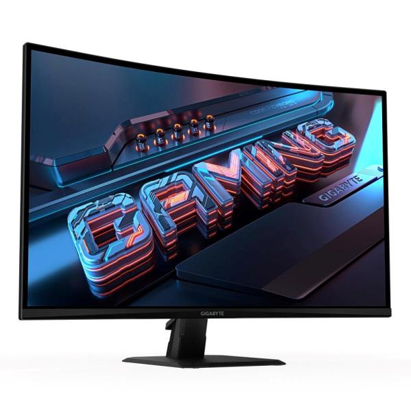 GIGABYTE LCD - 32" Gaming monitor GS32QCA,  Prohnutý VA 1500R,  2560x1440 QHD,  180Hz,  3500:1,  250cd/ m2,  1ms,  2xHDMI,  1xDP0