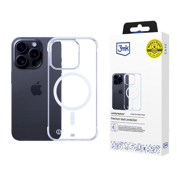 3mk ochranný kryt Just20g MagCase pro Apple iPhone 15