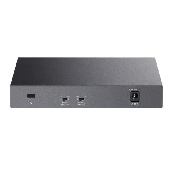 TP-Link LiteWave switch LS108GP (8xGbE,  8xPoE+,  62W,  fanless)3