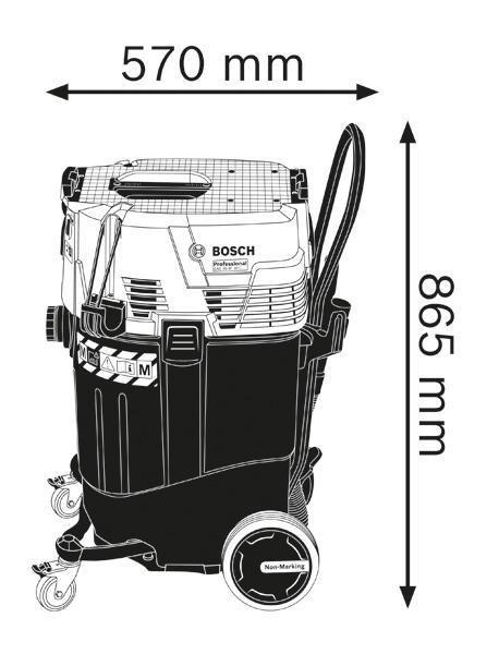 Bosch GAS 55 M AFC síťový vysavač1