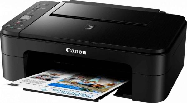 BAZAR - Canon PIXMA Tiskárna TS3355 black - barevná, MF (tisk, kopírka, sken, cloud), USB, Wi-Fi - Poškozený obal (Kompl1