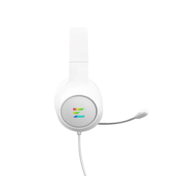 ZALMAN headset ZM-HPS310 RGB, Herní, Drátový USB, 7.1, bílá3