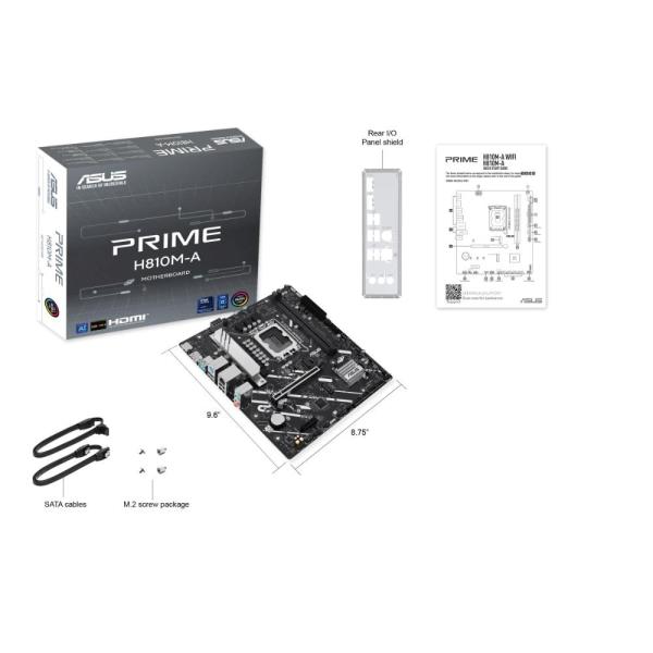 ASUS MB Sc LGA1851 PRIME H810M-A-CSM,  2xDDR5,  1xDP,  1xHDMI,  mATX5