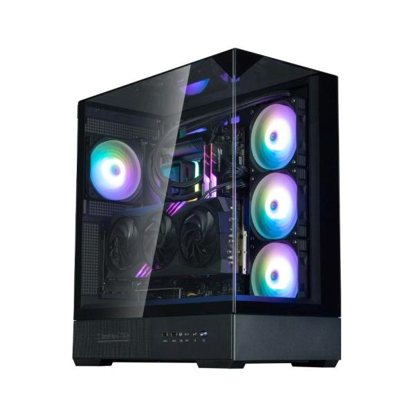 ZALMAN case P40 Prism, Mid Tower, ATX, 2xUSB 3.0, 1xUSB-C, 1x 120mm ARGB Fan, černá1
