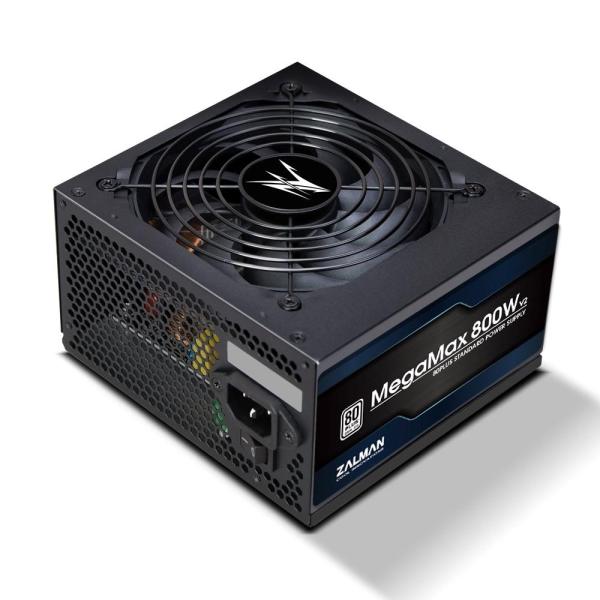 ZALMAN zdroj MegaMax,  800W,  120mm,  80Plus,  černá