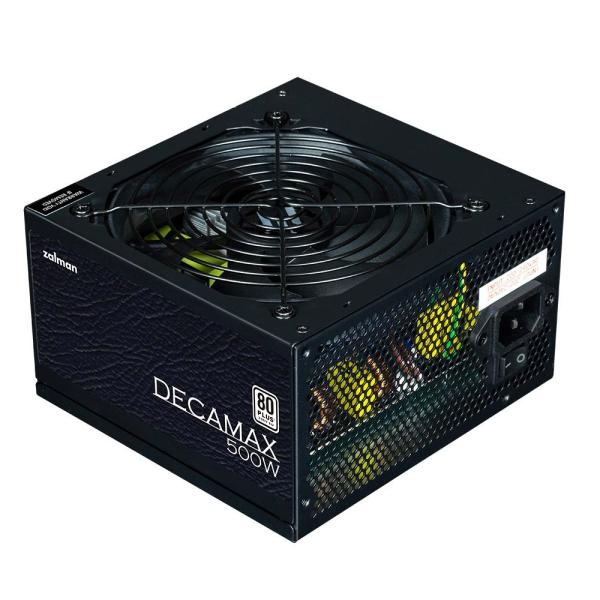 ZALMAN zdroj Decamax,  500W,  120mm,  80Plus,  černá1