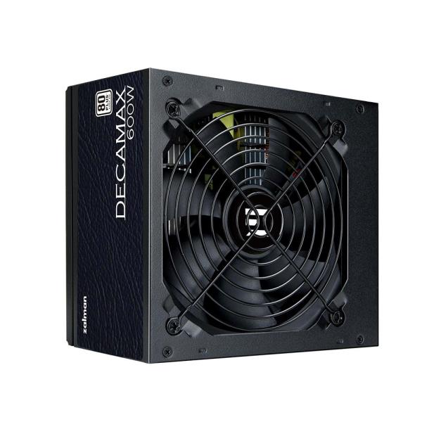 ZALMAN zdroj Decamax,  600W,  120mm,  80Plus,  černá