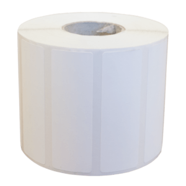 PP Matte Label Premium, Die-cut Fanfold Sheets with Sprockets, 203mm x 152mm, 1000 Labels