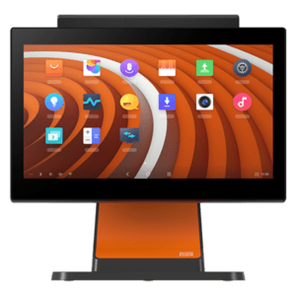 SUNMI D2s LITE, Mono Screen, 39.6 cm (15, 6&quot;&quot;), Full HD, USB, BT, Ethernet, Wi-Fi, Android, black, orange