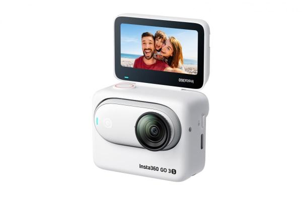 Insta360 GO 3S - 128GB miniaturní magnetická akční kamera,  bílá3