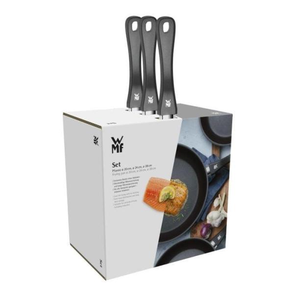 WMF sada pánví Devil, 3 kusy, 20 cm + 24 cm + 28 cm, nerezová ocel3