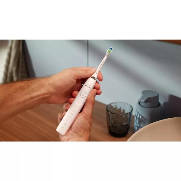 Philips Sonicare 5500 HX7119/ 01 sonický zubní kartáček,  2 kusy,  cestovní pouzdra,  bílá a námořnická modrá1