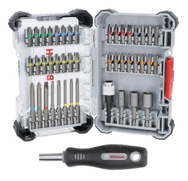 Bosch sada šroubovacích bitů Extra Hard,  44 + 1 ks