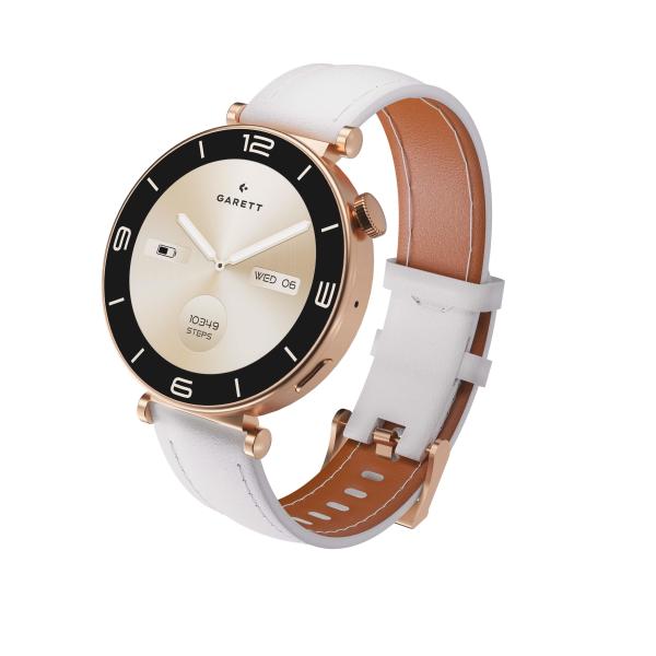 Garett Smartwatch ROSE zlatá,  Solid steel2