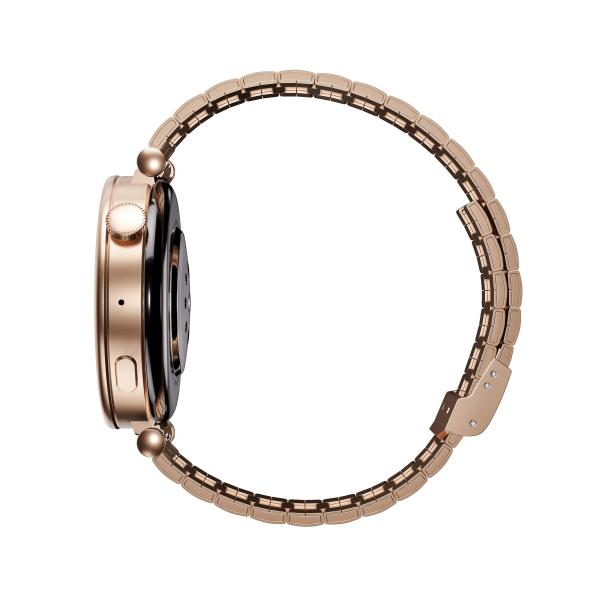 Garett Smartwatch ROSE zlatá,  Solid steel5