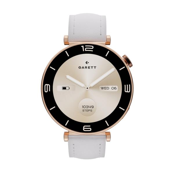 Garett Smartwatch ROSE zlatá,  Solid steel7