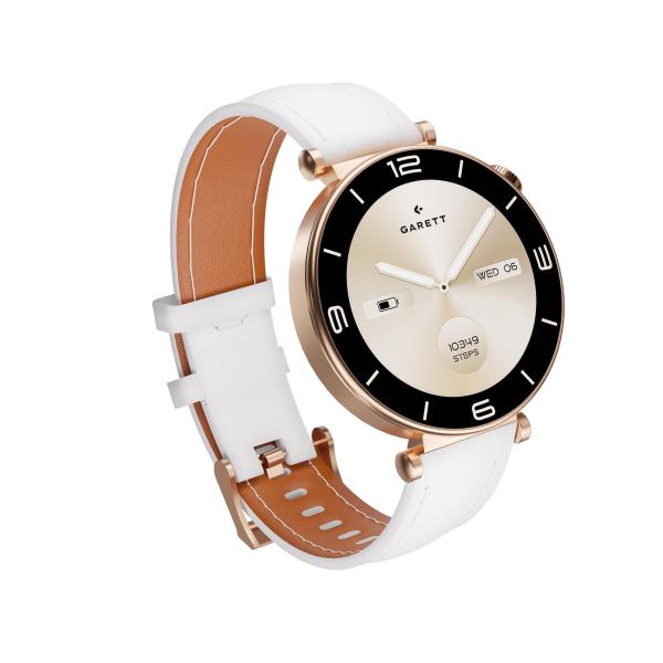 Garett Smartwatch ROSE zlatá,  Solid steel8