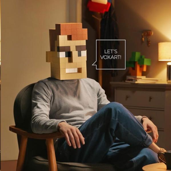 Pixio Voxart - Cubeheads - Redheads,  Smart Pixel5
