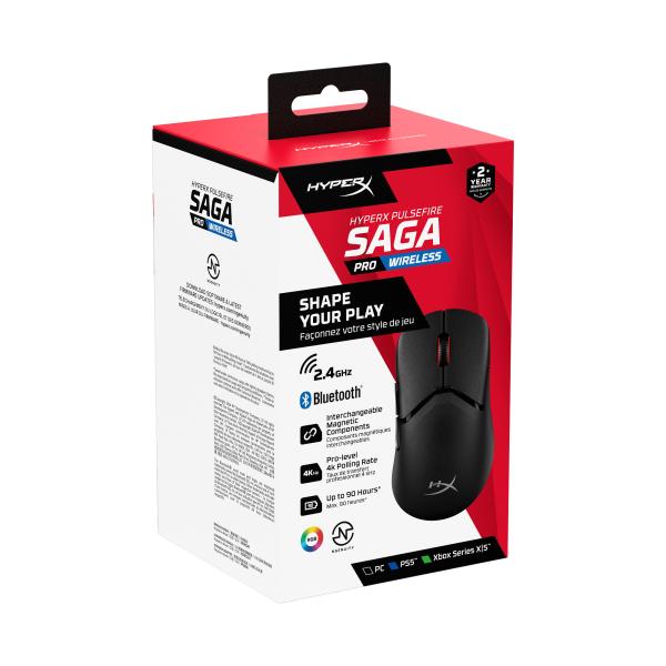 HyperX Pulsefire Saga Wireless - Gaming Mouse (černá) - Myš3