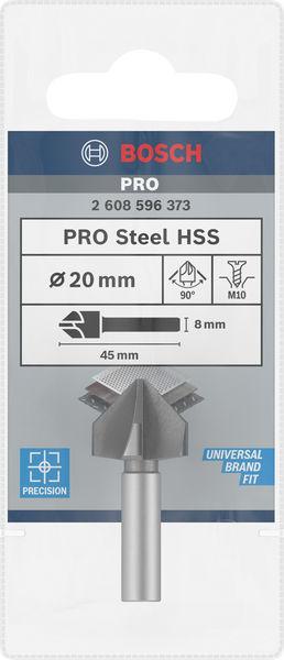 Bosch záhlubník PRO Steel HSS, 20 × 45 mm, M102