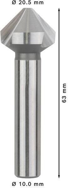 Bosch záhlubník PRO Soft Metal HSS, 20, 5 × 63 mm, M100