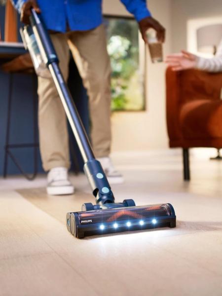 Philips Series 5000 XC5041/01 bezdrátový vysavač Aqua 3v1, PowerCyclone 10, mokrý úklid, LED osvětlení7