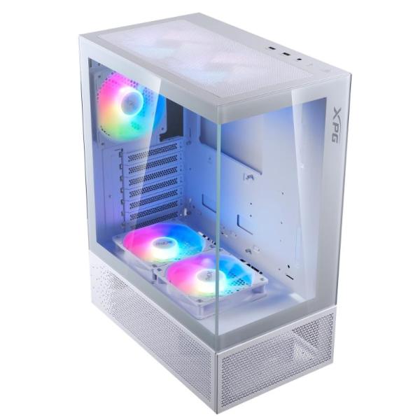 ADATA XPG case INVADER X MINI Mid-Tower,  bez zdroje,  5x 120mm Fan,  Bílá4