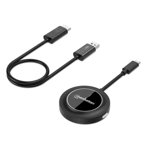 MANHATTAN HDMI Bezdrátová sada na prezentaci,  1080p,  černá