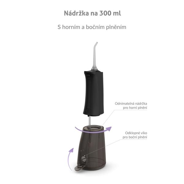 TrueLife AquaFloss Compact L100 Black - ústní sprcha6