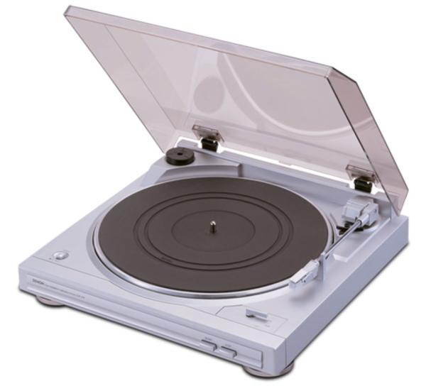 BAZAR - Denon DP-29F plně automatický gramofon, řemínkový pohon, zabudovaný MM předzesilovač stříbrný - Rozbaleno6