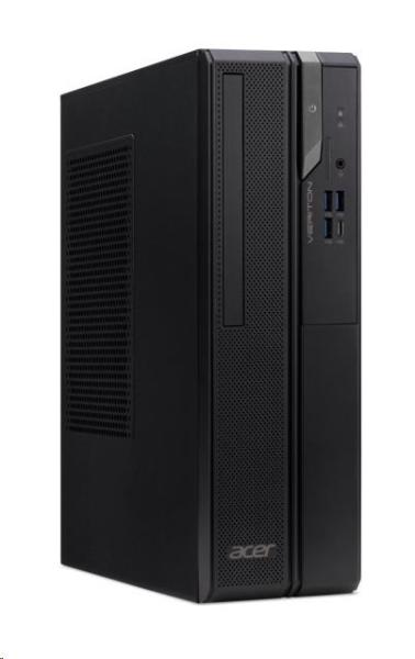 ACER PC Veriton VX2720G, i3-14100,8GB DDR4,256GB M.2 SSD,Wifi,DVD±RW,USB KB+mouse,W11P,180W,Black0