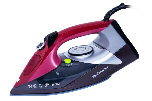 Rohnson napařovací žehlička, 2800 W, Easy Glide, Anti-Drip, vertikální napařování, samočistící systém