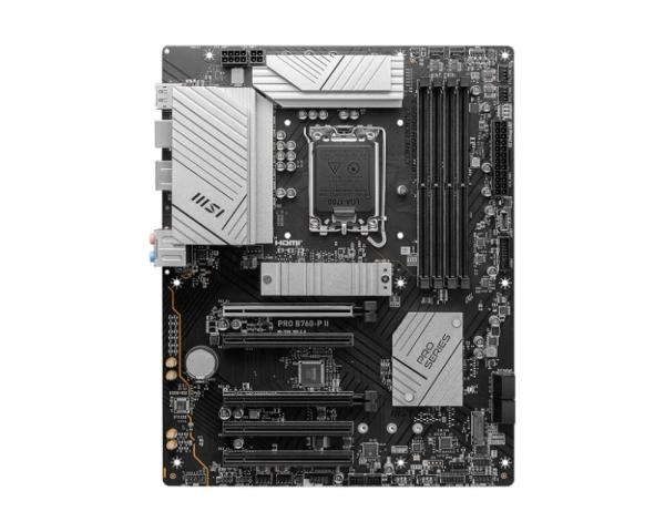 MSI MB Sc LGA1700 PRO B760-P II,  Intel B760,  4xDDR5,  1xDP,  1xHDMI0