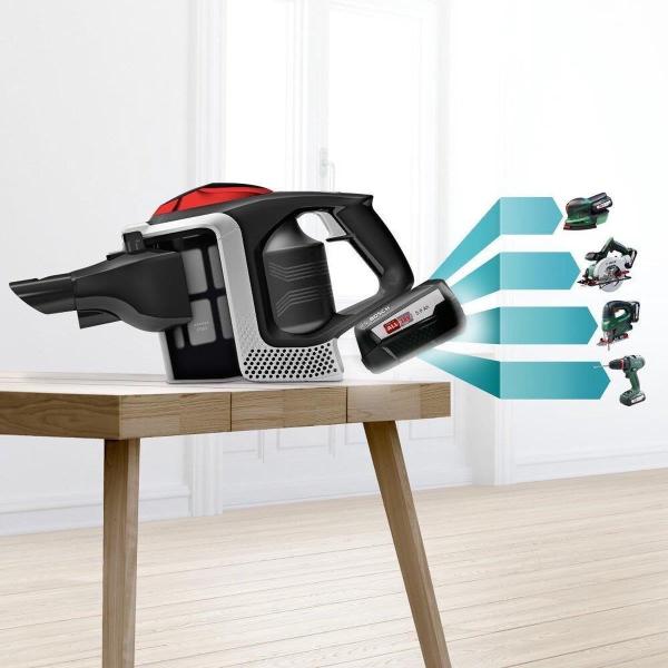 Bosch Unlimited Series 8 tyčový vysavač, akumulátorový, 63 dB, bezsáčkový, černá4