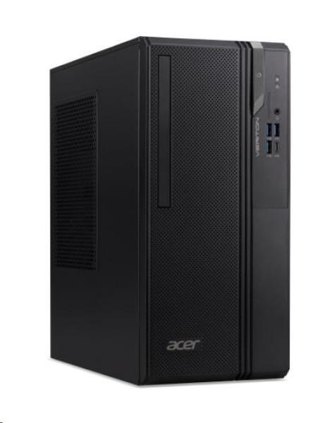 ACER PC Veriton VS2720G, i3-14100,8GB DDR5,512GB M.2 SSD,Wifi,DVD±RW,USB KB+mouse,W11P,180W,Black2