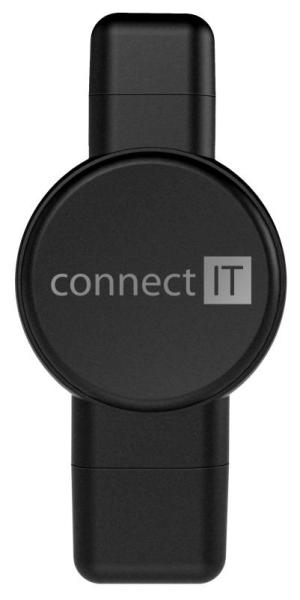 CONNECT IT Bezdrátová nabíječka WatchTravelCharge pro Apple a Samsung Watch, Černá2