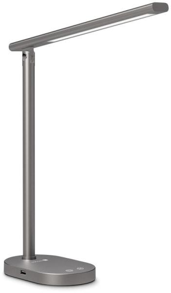 CONNECT IT Stolní LED lampa Shine, USB-A, šedá