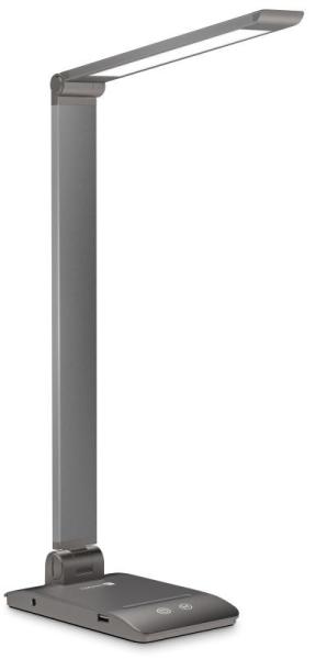 CONNECT IT Stolní LED lampa Bright, USB-A, šedá